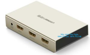 Bộ chia hdmi 2 cổng Ugreen hỗ trợ 3D, 4K*2K hãng  40276