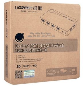 Bộ gộp HDMI Ugreen 5-1 mã 40205